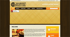 Desktop Screenshot of marvelfoodanddeli.com