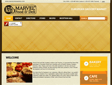 Tablet Screenshot of marvelfoodanddeli.com